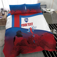 Faroe Islands National Day Bedding Set Olavsoka Faroes Map With Tjaldur - Wonder Print Shop