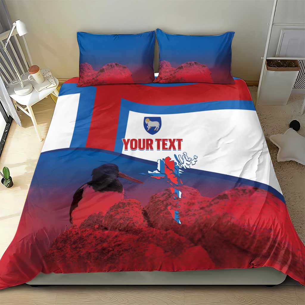 Faroe Islands National Day Bedding Set Olavsoka Faroes Map With Tjaldur - Wonder Print Shop