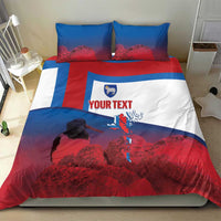 Faroe Islands National Day Bedding Set Olavsoka Faroes Map With Tjaldur - Wonder Print Shop