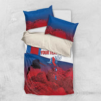 Faroe Islands National Day Bedding Set Olavsoka Faroes Map With Tjaldur - Wonder Print Shop