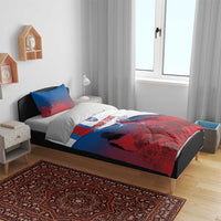 Faroe Islands National Day Bedding Set Olavsoka Faroes Map With Tjaldur - Wonder Print Shop