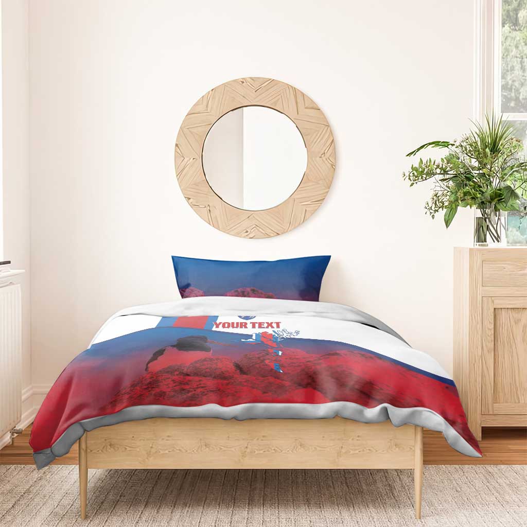 Faroe Islands National Day Bedding Set Olavsoka Faroes Map With Tjaldur - Wonder Print Shop