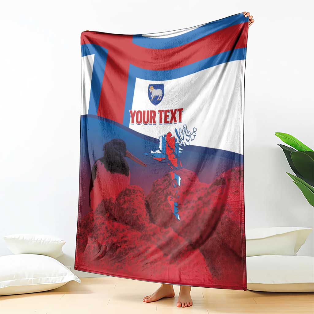 Faroe Islands National Day Blanket Olavsoka Faroes Map With Tjaldur - Wonder Print Shop