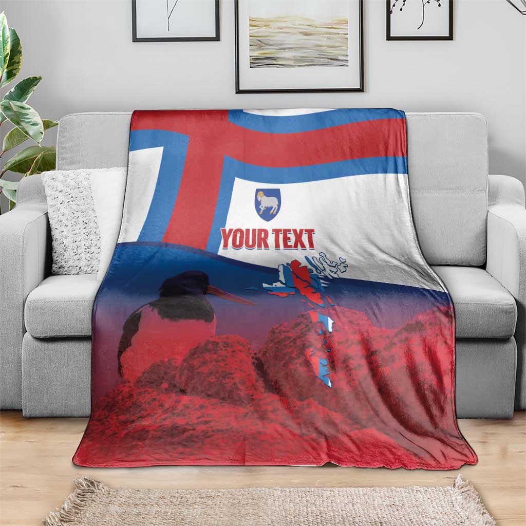 Faroe Islands National Day Blanket Olavsoka Faroes Map With Tjaldur - Wonder Print Shop