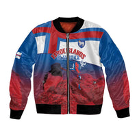 Faroe Islands National Day Bomber Jacket Olavsoka Faroes Map With Tjaldur - Wonder Print Shop