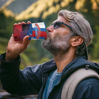Faroe Islands National Day 4 in 1 Can Cooler Tumbler Olavsoka Faroes Map With Tjaldur - Wonder Print Shop