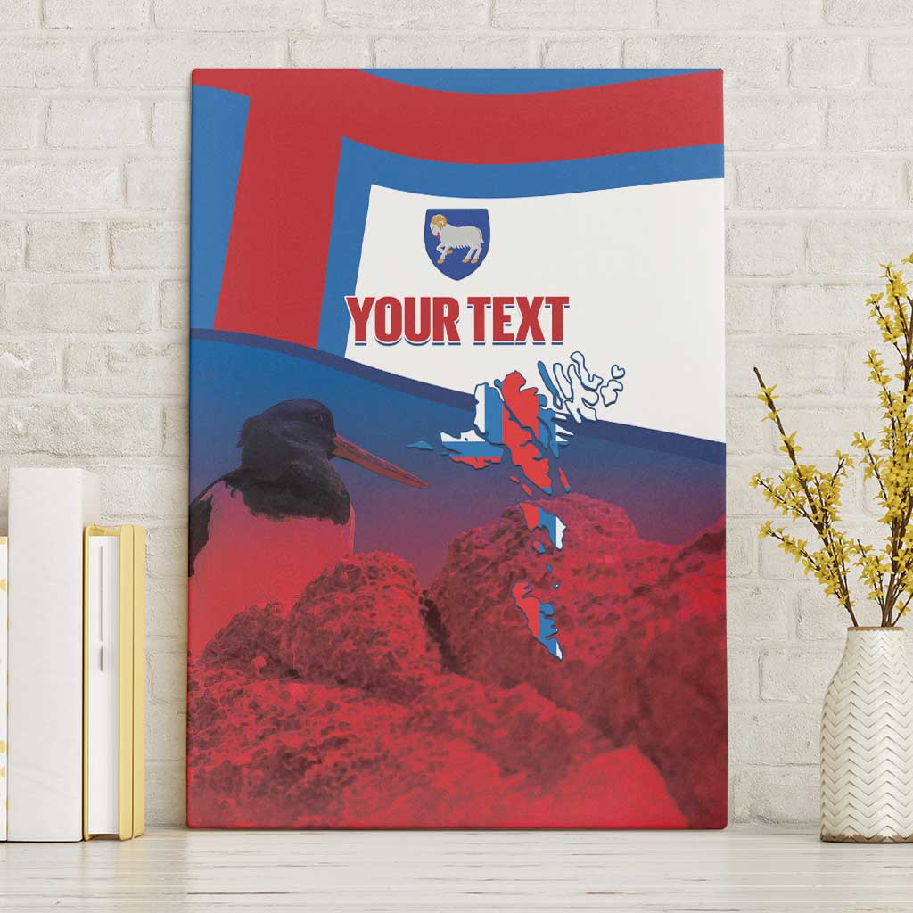 Faroe Islands National Day Canvas Wall Art Olavsoka Faroes Map With Tjaldur - Wonder Print Shop