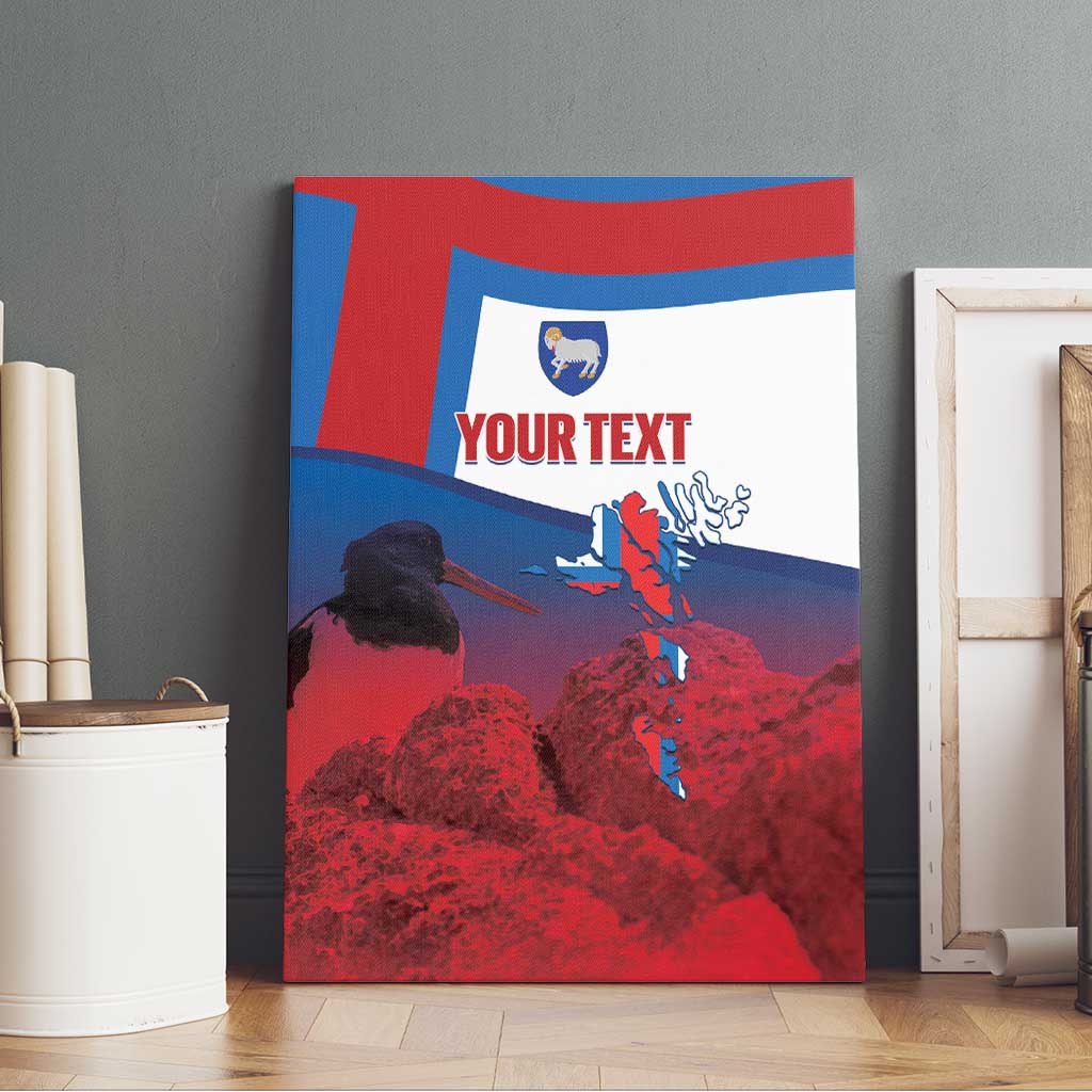 Faroe Islands National Day Canvas Wall Art Olavsoka Faroes Map With Tjaldur - Wonder Print Shop