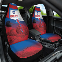 Faroe Islands National Day Car Seat Cover Olavsoka Faroes Map With Tjaldur - Wonder Print Shop