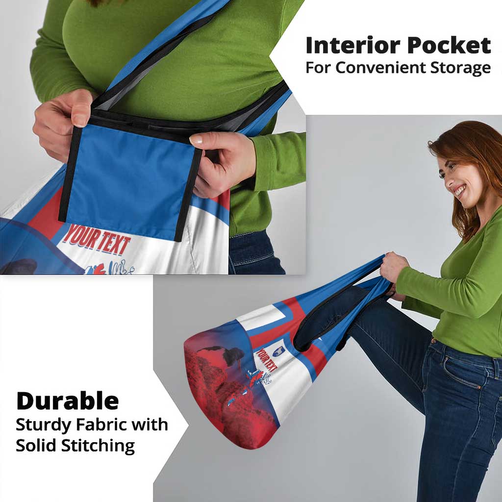 Faroe Islands National Day Grocery Bag Olavsoka Faroes Map With Tjaldur - Wonder Print Shop