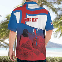 Faroe Islands National Day Hawaiian Shirt Olavsoka Faroes Map With Tjaldur - Wonder Print Shop