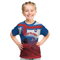 Faroe Islands National Day Kid T Shirt Olavsoka Faroes Map With Tjaldur - Wonder Print Shop