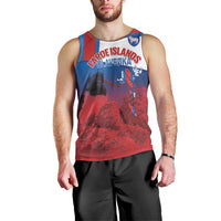Faroe Islands National Day Men Tank Top Olavsoka Faroes Map With Tjaldur - Wonder Print Shop