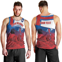 Faroe Islands National Day Men Tank Top Olavsoka Faroes Map With Tjaldur - Wonder Print Shop