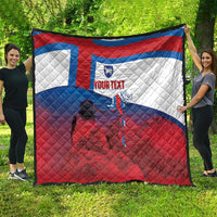 Faroe Islands National Day Quilt Olavsoka Faroes Map With Tjaldur - Wonder Print Shop