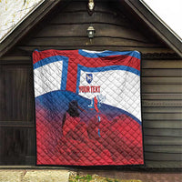 Faroe Islands National Day Quilt Olavsoka Faroes Map With Tjaldur - Wonder Print Shop