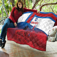 Faroe Islands National Day Quilt Olavsoka Faroes Map With Tjaldur - Wonder Print Shop