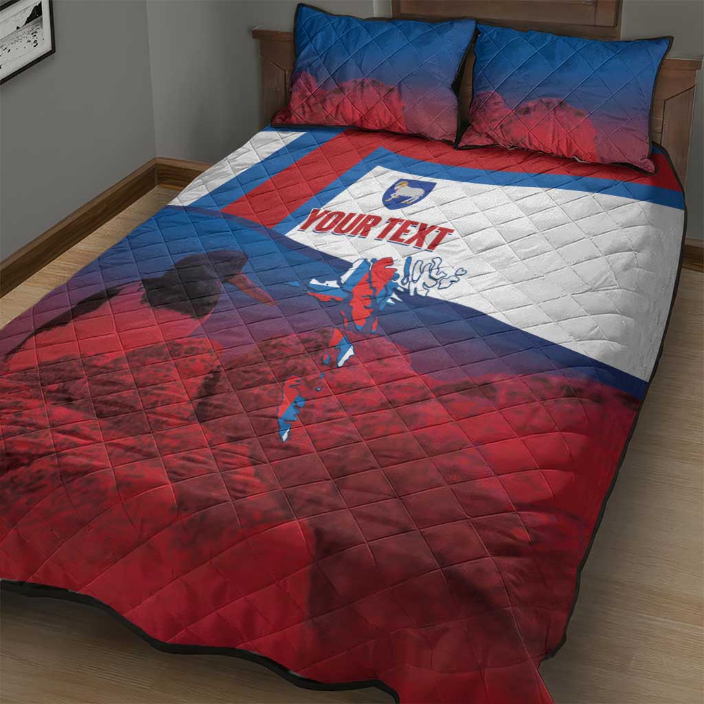 Faroe Islands National Day Quilt Bed Set Olavsoka Faroes Map With Tjaldur - Wonder Print Shop