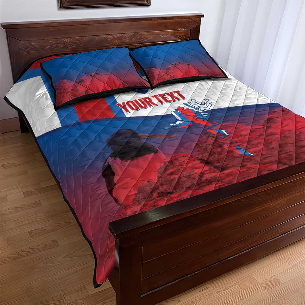Faroe Islands National Day Quilt Bed Set Olavsoka Faroes Map With Tjaldur - Wonder Print Shop