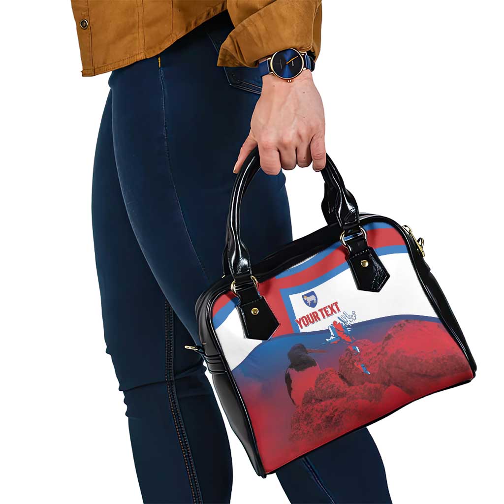 Faroe Islands National Day Shoulder Handbag Olavsoka Faroes Map With Tjaldur - Wonder Print Shop