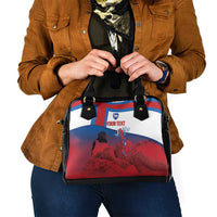 Faroe Islands National Day Shoulder Handbag Olavsoka Faroes Map With Tjaldur - Wonder Print Shop