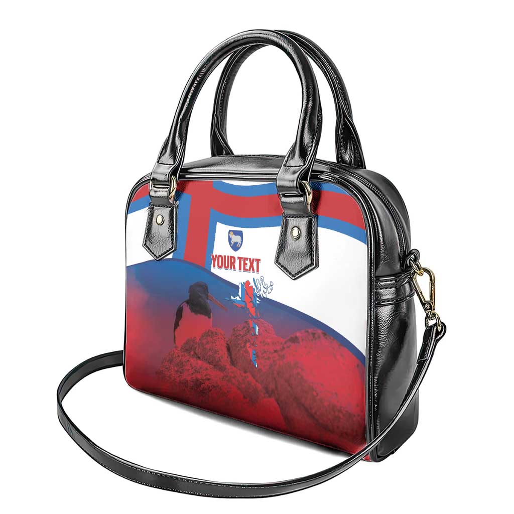 Faroe Islands National Day Shoulder Handbag Olavsoka Faroes Map With Tjaldur - Wonder Print Shop