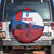 Faroe Islands National Day Spare Tire Cover Olavsoka Faroes Map With Tjaldur - Wonder Print Shop