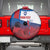 Faroe Islands National Day Spare Tire Cover Olavsoka Faroes Map With Tjaldur - Wonder Print Shop