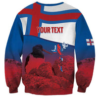 Faroe Islands National Day Sweatshirt Olavsoka Faroes Map With Tjaldur - Wonder Print Shop