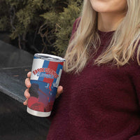 Faroe Islands National Day Tumbler Cup Olavsoka Faroes Map With Tjaldur - Wonder Print Shop