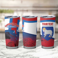 Faroe Islands National Day Tumbler Cup Olavsoka Faroes Map With Tjaldur - Wonder Print Shop