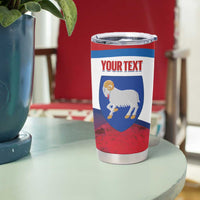 Faroe Islands National Day Tumbler Cup Olavsoka Faroes Map With Tjaldur - Wonder Print Shop