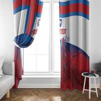 Faroe Islands National Day Window Curtain Olavsoka Faroes Map With Tjaldur - Wonder Print Shop