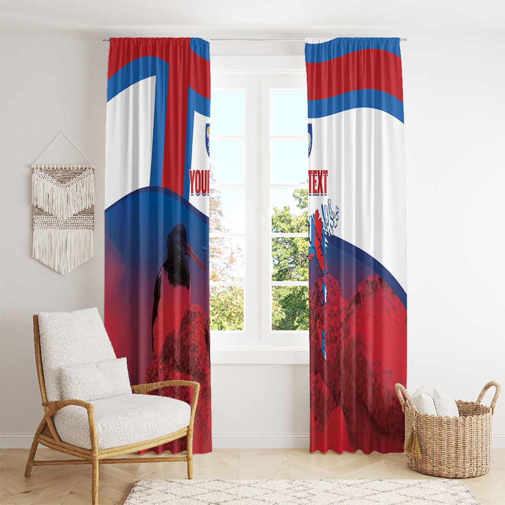 Faroe Islands National Day Window Curtain Olavsoka Faroes Map With Tjaldur - Wonder Print Shop