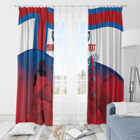 Faroe Islands National Day Window Curtain Olavsoka Faroes Map With Tjaldur - Wonder Print Shop