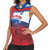 Faroe Islands National Day Women Sleeveless Polo Shirt Olavsoka Faroes Map With Tjaldur - Wonder Print Shop
