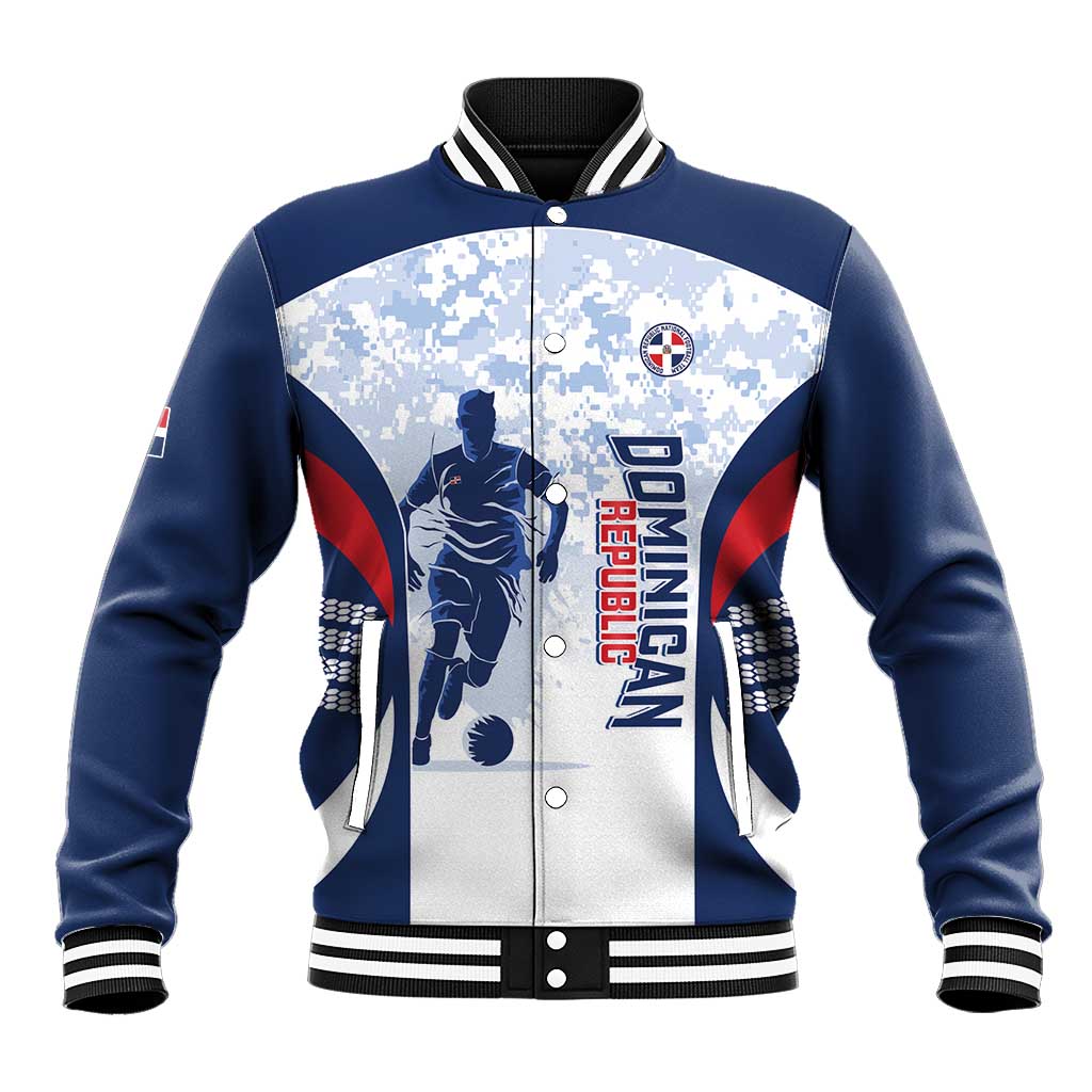 Custom Dominican Republic Football Baseball Jacket Vamos Los Quisqueyanos - Wonder Print Shop