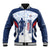 Custom Dominican Republic Football Baseball Jacket Vamos Los Quisqueyanos - Wonder Print Shop