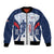 Custom Dominican Republic Football Bomber Jacket Vamos Los Quisqueyanos - Wonder Print Shop