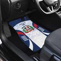 Custom Dominican Republic Football Car Mats Vamos Los Quisqueyanos - Wonder Print Shop