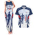 Custom Dominican Republic Football Couples Matching Tank Maxi Dress and Hawaiian Shirt Vamos Los Quisqueyanos - Wonder Print Shop