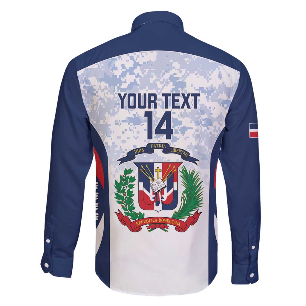 Custom Dominican Republic Football Family Matching Long Sleeve Bodycon Dress and Hawaiian Shirt Vamos Los Quisqueyanos - Wonder Print Shop