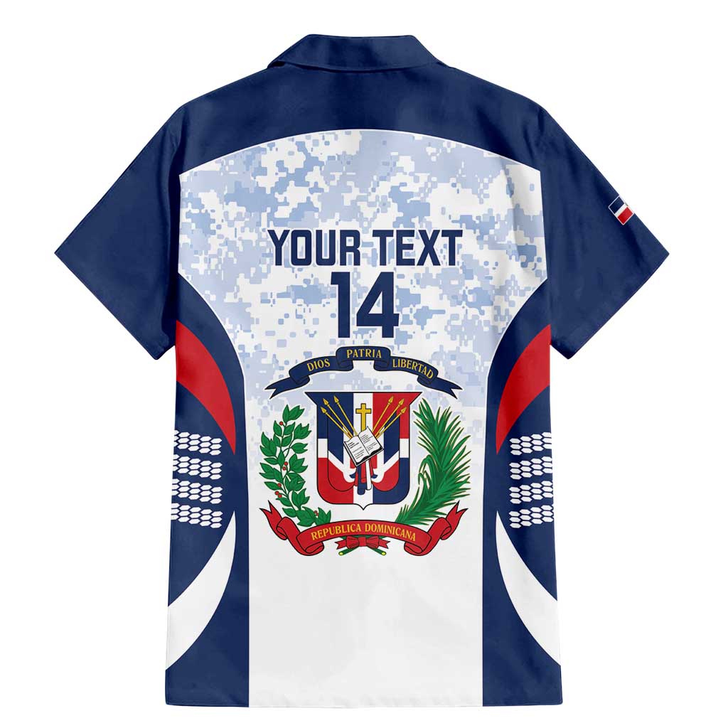 Custom Dominican Republic Football Family Matching Mermaid Dress and Hawaiian Shirt Vamos Los Quisqueyanos - Wonder Print Shop