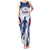 Custom Dominican Republic Football Family Matching Tank Maxi Dress and Hawaiian Shirt Vamos Los Quisqueyanos - Wonder Print Shop