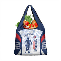 Custom Dominican Republic Football Grocery Bag Vamos Los Quisqueyanos - Wonder Print Shop