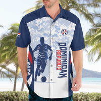 Custom Dominican Republic Football Hawaiian Shirt Vamos Los Quisqueyanos - Wonder Print Shop
