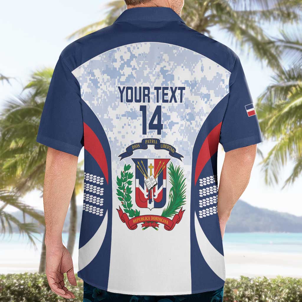 Custom Dominican Republic Football Hawaiian Shirt Vamos Los Quisqueyanos - Wonder Print Shop