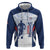 Custom Dominican Republic Football Hoodie Vamos Los Quisqueyanos - Wonder Print Shop