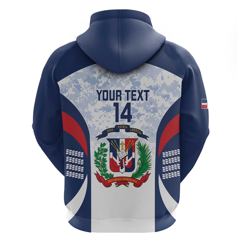 Custom Dominican Republic Football Hoodie Vamos Los Quisqueyanos - Wonder Print Shop