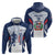 Custom Dominican Republic Football Hoodie Vamos Los Quisqueyanos - Wonder Print Shop